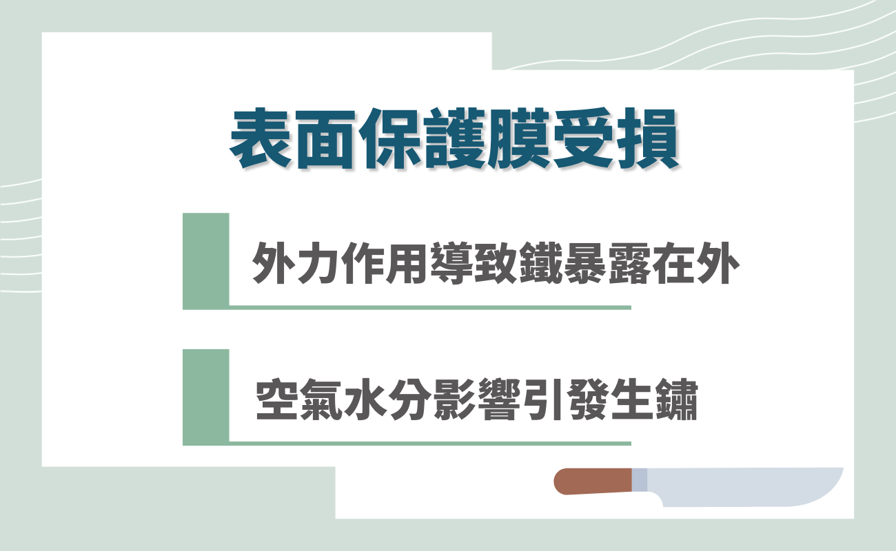 保護膜受損