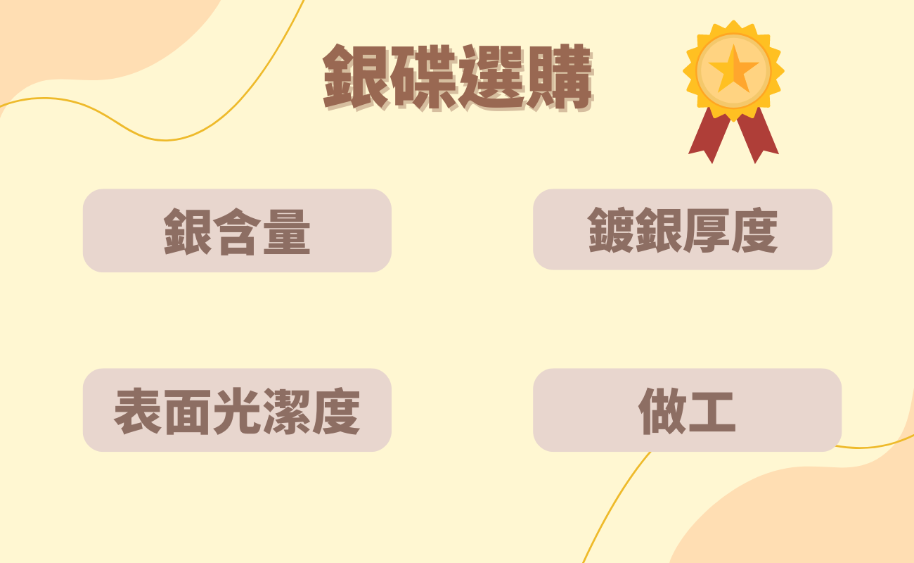 銀碟選購