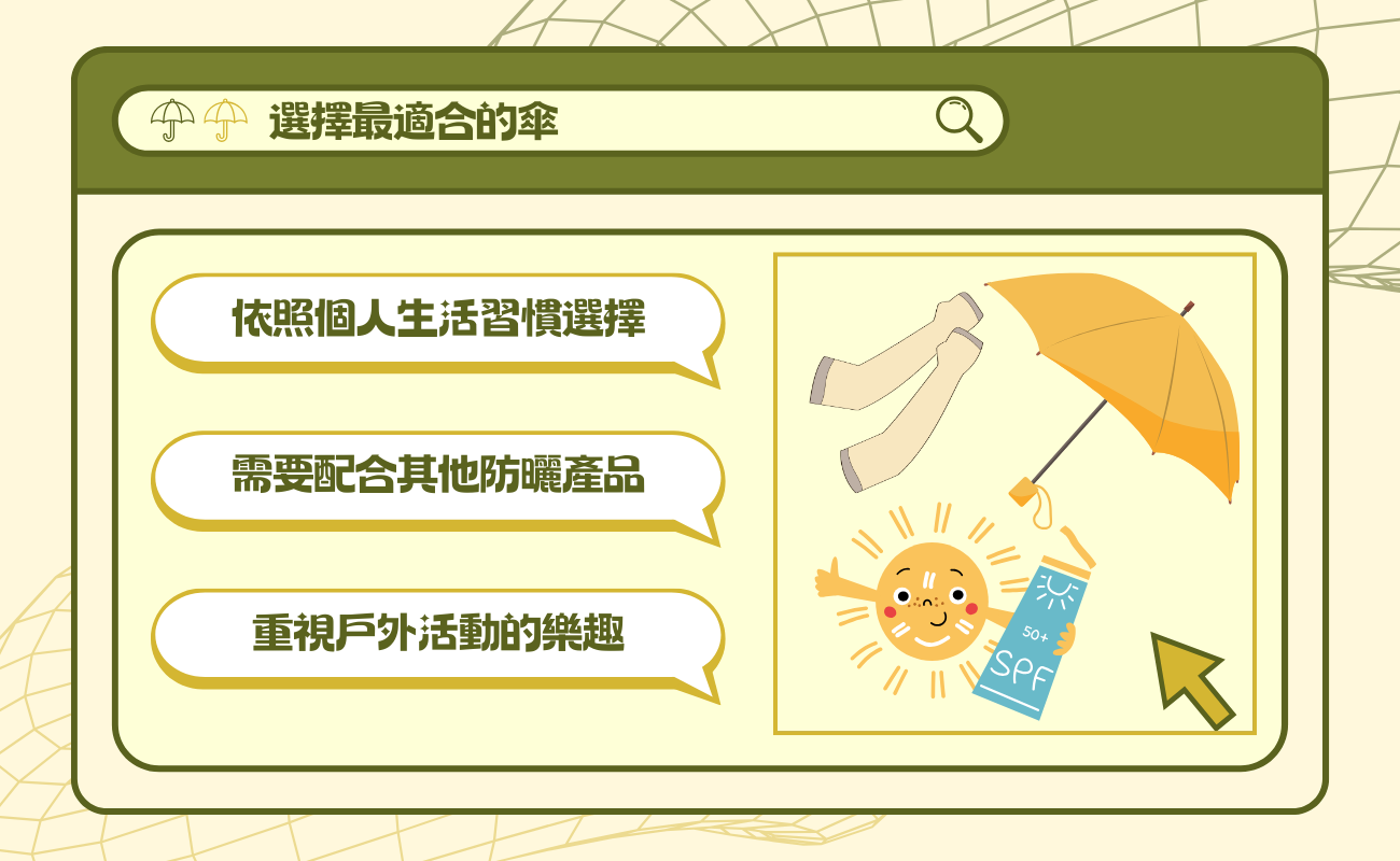 陽傘防曬