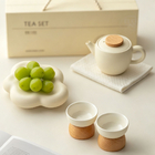 客製化輕奢陶瓷泡茶壺茶杯套裝禮品