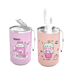 客製化卡通小桶濕巾禮品